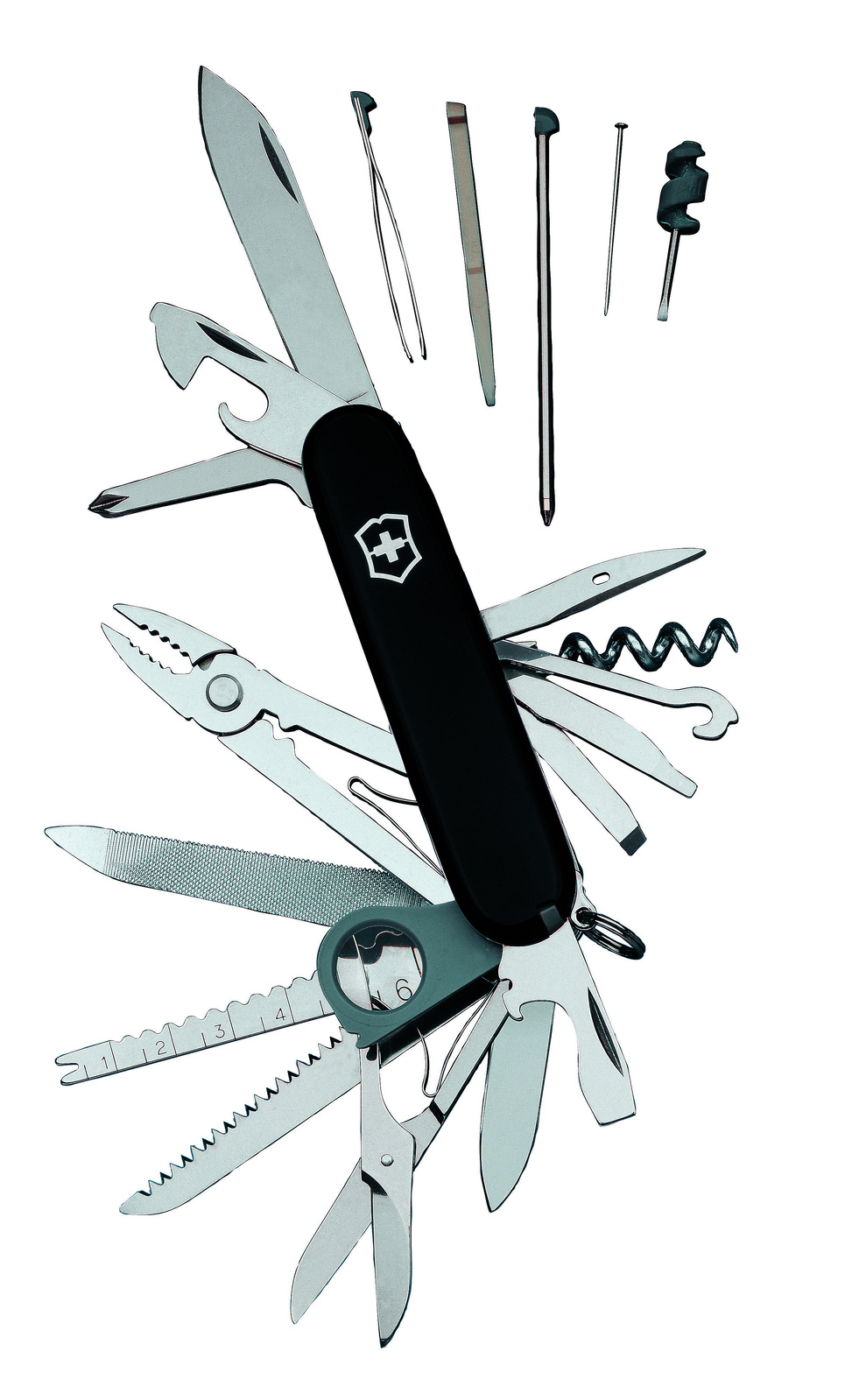 Victorinox Black Swiss Champ Swiis Army Knife Gift Boxed 35830