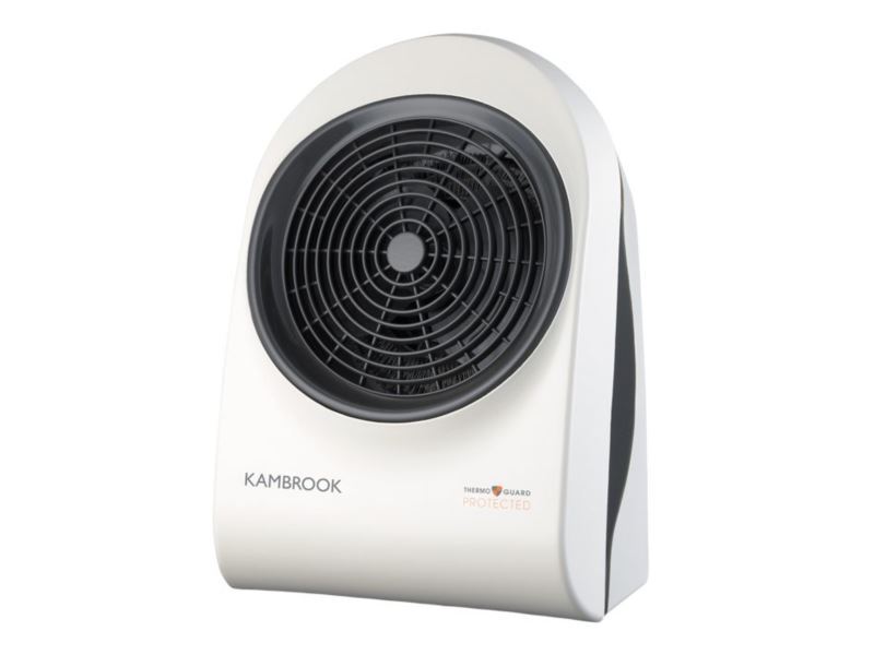 Kambrook Upright Fan Heater with 2 Heat Settings KFH310WHT