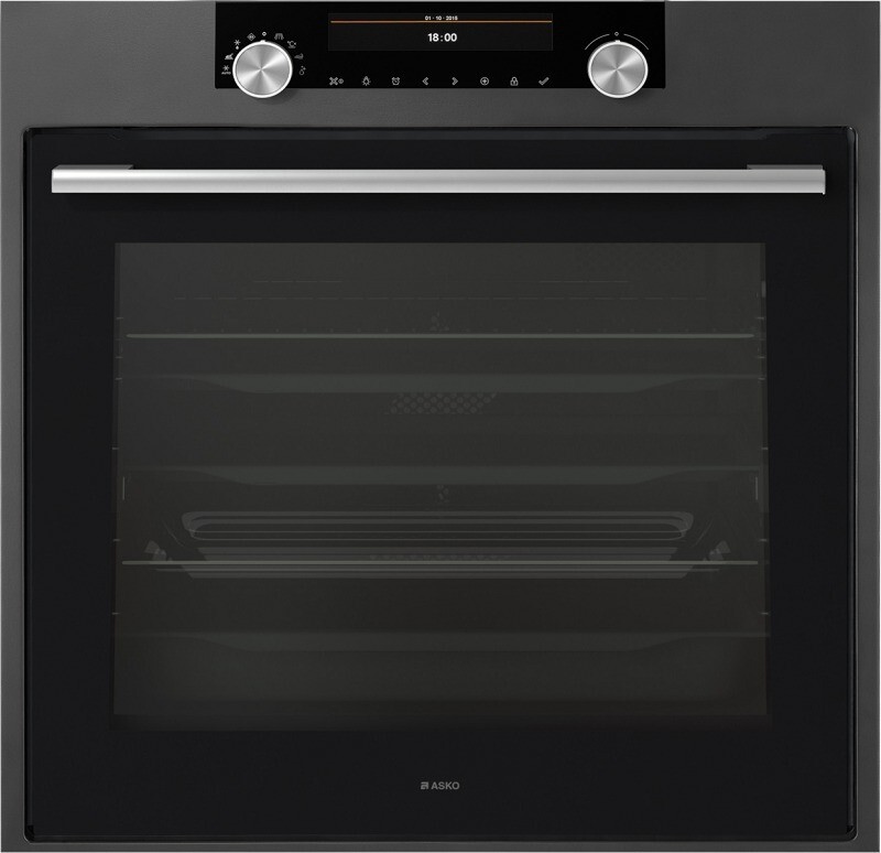 Asko 60cm Pyrolytic Electric Oven Black OP8687A