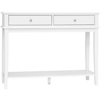 Chloe 2 Drawer Console Table - White