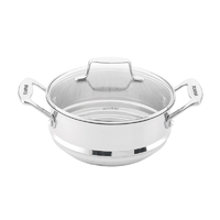 Scanpan Impact 16/18/20cm Multi Steamer Insert with Lid 22022