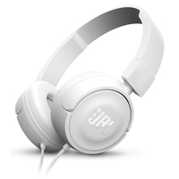 JBL T450 On Ear Headphones White JBLT450WHT