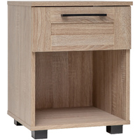 Montreal Table Bedside 1 Drawer - Light Sonoma Oak