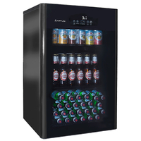 Artusi 100L Single Door Outdoor Fridge Black ABC1B