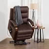 Alamo Lift & Recliner Chair Fabric Armchair Graphite