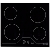 Artusi 60cm Ceramic Glass Electric Cooktop Black CACC4A