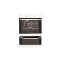 Chef 600mm Fan Forced Electric Wall Oven with Separate Grill - White CVE662WB
