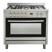 Euromaid 90cm Freestanding Dual Fuel Cooker Stove EG90S