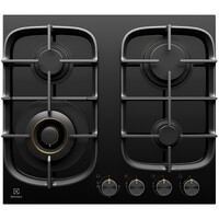 Electrolux EHG645BE 60cm Gas Cooktop Black Ceramic Glass