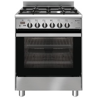 Emilia 60cm Stainless Steel Dual Fuel Electric Stove Cooker EM664GE