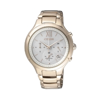 Citizen Ladies Gold Stainless Steel Eco-Drive Watch FB4013-51A
