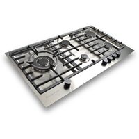 Kleenmaid 90cm Gas Cooktop GCT9030 Stainless Steel