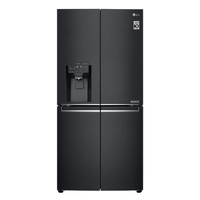 LG 506L Slim French Door Fridge with Non-Plumbed Ice & Water Dispenser in Matte Black Finish