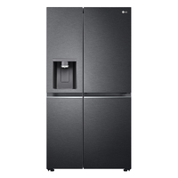 LG 635L Side by Side Fridge in Matte Black Finish