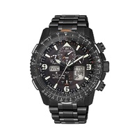 Citizen Promaster Sky Black Stainless Steel Radio Controlled Mens Watch JY8085-81E