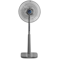 Mitsubishi 40cm Pedestal Fan with Remote LV16S-RA-P CY-GY Classy Grey