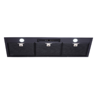 Schweigen Silent Undermount Rangehood 900mm Rangehood Black UM1170-9BSP 1600m3/h