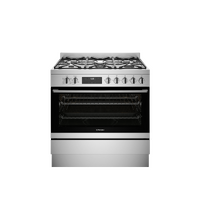 Westinghouse WFE9515SD 90cm Dual Fuel Freestanding Cooker Stainless Steel