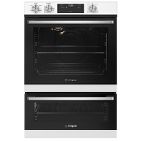 Westinghouse 60cm Separate Grill Wall Oven White WVE665WC